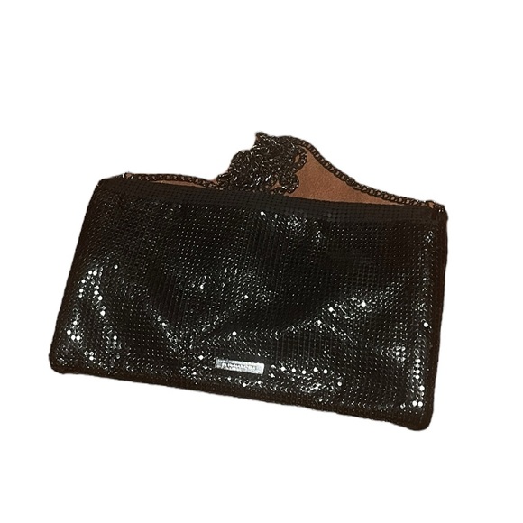 BCBGMaxAzria Black Aluminum Kisslock Crossbody/Clutch - Picture 7 of 12